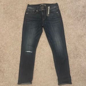 Womens Express cropped legging mid rise size 4R